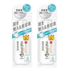 なめらか本舗 整肌美容液 NC 100ml X2セット 豆乳イソフラボン 無香料 無着色 無鉱物油 おすすめ美容液 基礎化粧品 化粧水 スキンケア ブースター 保湿成分 もちもち しっとり プチプラ 豆乳発酵液 ベスコス 濃厚 植物性コラーゲン ユニセックス 日本製 送料無料 2個セット