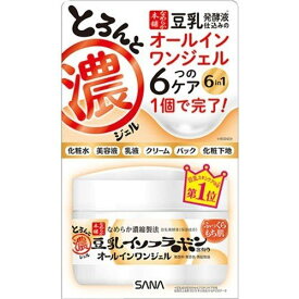 なめらか本舗 とろんと濃ジェル 100g 豆乳イソフラボン オールインワンジェル 基礎化粧品 化粧水 美容液 乳液 パック 化粧下地 浸透力 保湿力 クリーム プチプラ 時短 3つの大豆由来成分 高い浸透力 ユニセックス もちもち 柔らかい ナチュラル ツルツル 国産大豆使用 日本製