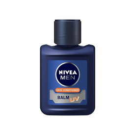 送料無料 2個セット NIVEA ニベアメン スキンコンディショナーバームUV 110ml SPF25 PA++ 乳液 微香性 ナチュラルグリーンの香り ノンアルコールタイプ 紫外線 スキンケア 男性 保湿 髭剃り 花王 カミツレ花エキス・スクワラン うるおい 中高年 30代 40代 日本製