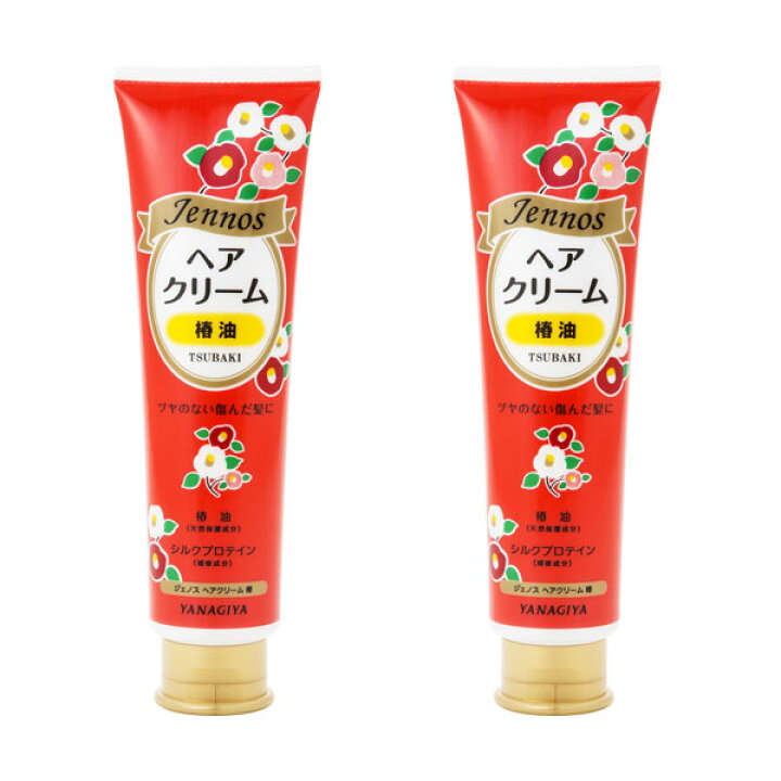 楽天市場 柳屋 ジェノス ヘアクリーム 椿 140gx2セット 洗い流さないトリートメント ほのかなグリーンフローラルの香り うるおい パサつき ツヤ ダメージケア 椿油 やなぎや カラーリング 毛先までうるおうなめらか 微香性 無着色 椿油配合のヘアクリーム 送料無料 2個
