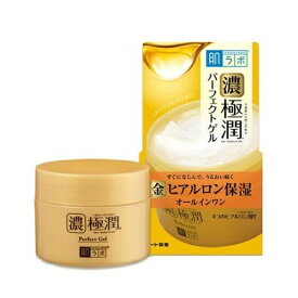 送料無料 2個セット 肌ラボ 極潤 パーフェクトゲル 100g オールインワンジェル 美容液 乳液 クリーム 敏感肌 ハダラボ ロート製薬 ユニセックス 無香料 無着色 鉱物油フリー アルコールフリー ヒアルロン酸 スクワラン セラミド サクラン もちもち肌 洗顔後 仕上げ