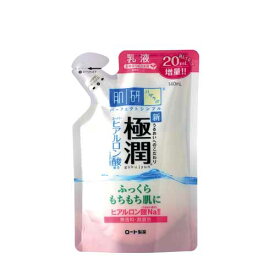 肌ラボ 極潤 ヒアルロン乳液 詰替え用 140ml 乳液 エマルジョン 敏感肌 ハダラボ ロート製薬 3つのヒアルロン酸 ユニセックス 弱酸性 低刺激性 無香料 無着色 鉱物油フリー アルコールフリー うるおい 素肌 健康 肌にやさしい 洗顔 仕上げ