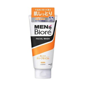 メンズビオレ ディープモイスト 洗顔 130g biore ビオレ 花王 クレンジング スクラブ スキンケア フェイスケア フェイスフォーム しっとり かさつき ニキビ予防 ヒアルロン酸 ノンスクラブタイ