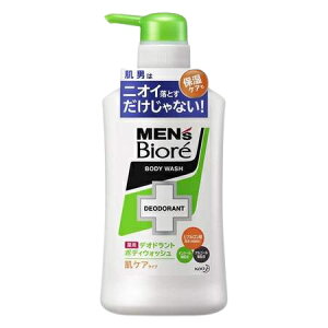 メンズビオレ 薬用 デオドラント ボディウォッシュ 肌ケアタイプ 本体 440ml biore 花王 ボディソープ スキンケア ボディケア 液体 保湿 すっきり つっぱらない すべすべ ヒアルロン酸 メントー