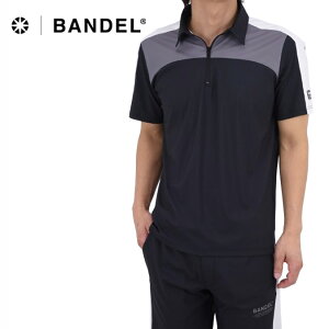 �y26SS�z BANDEL GOLF �o���f���S���t SWITCH ZIP POLO / 3�J���[ �X�E�B�b�` �W�b�v�|���V���c �S���t �X�|�[�c �A�E�g�h�A �J�W���A�� �g�b�v�X ���� �v���[���g �R���y ���E���h �����Y �S���t �E�F
