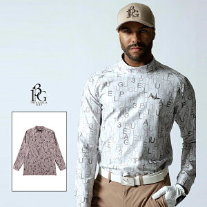 �yFINAL SALE�z�y���K�i�z 1PIU1UGUALE3 GOLF �E�m�s���E �E�m�s���E�m�E�O�@�[���g�� �S���t 1PIU1UGUALE3 FULL LOGO MOCK / 113�������S �����O�X���[�u ���b�N�l�b�N T�V���c �����Y ���S �X�|�[�c �E�F�A 