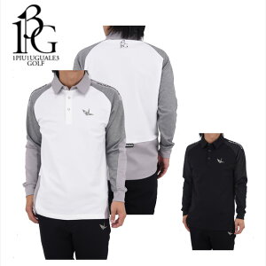 �y2025AW�z�y���K�i�z 1PIU1UGUALE3 GOLF �E�m�s���E �E�m�s���E�m�E�O�@�[���g�� �S���t 113 GOLF POLO / �ّf�ސ؂�ւ� �����O�X���[�u �|���V���c �E�F�A �X�|�[�c �A�E�g�h�A �S���t ���� �g�b�v�X