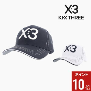 �y���Ԍ���|�C���g10�{�z�y25AW�z KI-XXX THREE �L�b�N�X���[ LOGO CAP / ���̃��S�h�J �L���b�v ���S �J�W���A�� �S���t �X�|�[�c FREE 25AWKC01