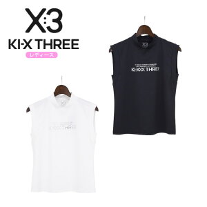 �y26SS�z�y���f�B�[�X�z KI-XXX THREE �L�b�N�X���[ DOT MESH NS MOCK TEE / �h�b�g���b�V�� �u�����h���S �m�[�X���[�u ���b�N�l�b�NT�V���c �X�g���b�` ���S �V���v�� �h���X�R�[�h �S���t �X�|�[�c 