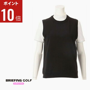 yԌ|Cg10{zy24AWzyfB[XzBRIEFING GOLF u[tBO St WOMEN'S WR MESH CREWNECK KNIT VEST / bV N[lbNjbg xXg X|[c St @\ K XS-S BRG241W12