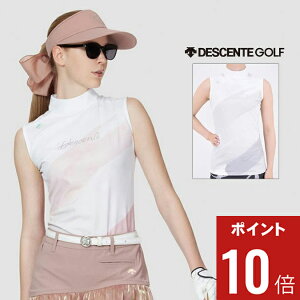 �y���Ԍ���|�C���g10�{�z�y�ԕi�s�z�yLUXE�z DESCENTE GOLF �f�T���g�S���t ���f�B�[�X �{�f�B�V�F�� EX���̎q�v�����g �X���[�u���X�V���c ���b�N�l�b�N �L�[�v�N���[�� �X�|�[�c �A�E�g�h�A