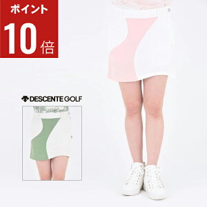 �y���Ԍ���|�C���g10�{�z�y�ԕi�s�zDESCENTE GOLF �f�T���g�S���t ���f�B�[�X �o�C�J���[ ���E���h�؂�ւ� �X�J�[�g �G��� �X�g���b�` �z������ �C���i�[�p���c�L�� �X�|�[�c �A�E�g�h�A 