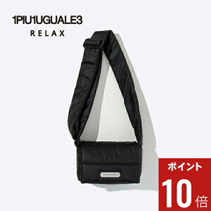 �y���Ԍ���|�C���g10�{�z�y2025AW�z1PIU1UGUALE3 RELAX �E�m�s�D�E�m�E�O�@�[���g�� �����b�N�X LIGHT SYNTHETIC LEATHER MINI PADDED SHOULDER BAG / �V���o�[���S�v���[�g �p�f�b�h �V�����_�[�o�b�O �J�W���A