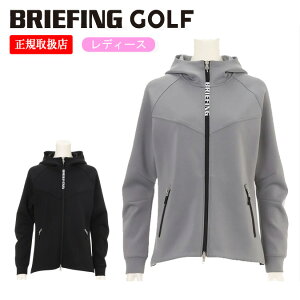 �y26SS�z�y���f�B�[�X�zBRIEFING GOLF �u���[�t�B���O �S���t WOMEN�fS 3D LOGO PARKA / 3D�G���{�X���S �X�g���b�`�W���[�W �W�b�v�A�b�v�p�[�J�[ ���� �A�E�^�[ �W�b�v�A�b�v �X�|�[�c �R���y ���E��
