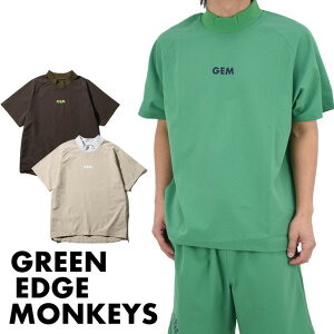 �y26SS�zGREEN EDGE MONKEYS �O���[���G�b�W�����L�[�Y DOT AIR MOCK NECK / �h�b�g�G�A�[ ���b�N�l�b�N �X�|�[�c �E�F�A �S���t ���� �A�N�e�B�u �M�t�g �R���y ���E���h �����Y �S���t �E�F�A �g�b�v�X 