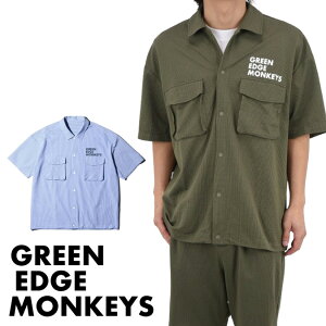 �y26SS�zGREEN EDGE MONKEYS �O���[���G�b�W�����L�[�Y KNIT SOCCER SHIRT / �j�b�g�T�b�J�[ �V���c �X�|�[�c �E�F�A �S���t �g�b�v�X �V���c ���� �A�E�g�h�A �A�N�e�B�u �M�t�g �R���y ���E���h �����Y 