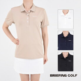 BRIEFING GOLF ブリーフィング ゴルフ SIDE LOGO LINE POLO レディース ポロシャツ 半袖 サイドロゴ ストレッチ 吸水速乾 アーバンゴルフ スポーツ アウトドア S-L BRG231W05