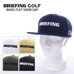 y25SSzBRIEFING GOLF u[tBO St MENS BASIC FLAT VISOR CAP / uhS x[VbN tbgLbv S hJ St X|[c AEghA BRG251M98