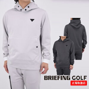 【25AW】BRIEFING GOLF ブリーフィング MEN’S LA BACK PILE HOODIE / パイル プルオーバーフーディー ゴルフ スポーツ 長袖 ロングシーズン 快適 フード M-XL BRG253M15