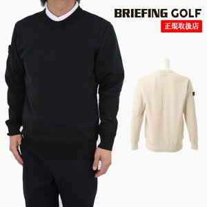 y25AWzBRIEFING GOLF u[tBO MEN'S WR CREWNECK KNIT /  by N[lbNjbg St X|[c  K  M-XL BRG253M32