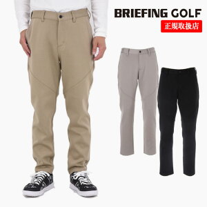 y25AWzBRIEFING GOLF u[tBO St MEN'S WARM LOGO LINE SLIM PANTS / _{[jbg S C Xpc X|[c Y{ K  S-XL BRG253M40