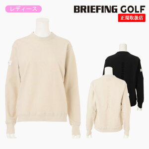 y25AWzyfB[XzBRIEFING GOLF u[tBO St WOMENfS WR CREWNECK KNIT /  by N[lbNjbg X|[c  S ANeBu K S-M BRG253W20