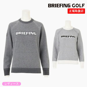 y25AWzyfB[XzBRIEFING GOLF u[tBO St WS BIRDS EYE LOGO CREWNECK KNIT / tgS o[YACp^[ N[lbNjbg fB[X  X|[c AEghA gbvX M