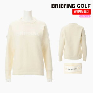 y25AWzyfB[XzBRIEFING GOLF u[tBO St WS MOLE YARN LOGO CREWNECK KNIT / N[lbNjbg X|[c  S ANeBu K S-M BRG253W38