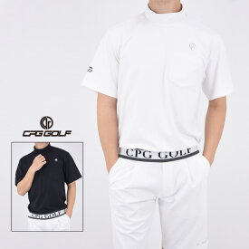 CPG GOLF シーピージーゴルフ 裾JQテープ付きモックネック 2-4 M-XL 2109-24107