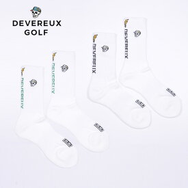DEVEREUX GOLF デヴァローゴルフ Back Logo Regular Socks / バックロゴ レギュラーソックス スポーツ グッズ 雑貨 小物 靴下 ギフト プレゼント コンペ 景品 ラウンド メンズ ゴルフ アウトドア カジュアル レジャー ゴルフアイテム 旅行 日常 25.0~27.0 7635728740
