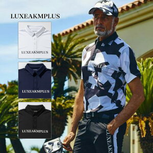 ySUMMER SALEzyԕiszLUXEAKMPLUS NXGCPCGvX BASIC LOGO POLO SHIRTS / tgS |Vc S-XXL LAH-23001