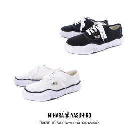 Maison MIHARA YASUHIRO メゾン ミハラヤスヒロ BAKER OG Sole Canvas Low-top Sneaker メンズ レディース ベイカー ローカット スニーカー キャンバス オリジナルソール 36-45 22.5-28.5 A02FW704