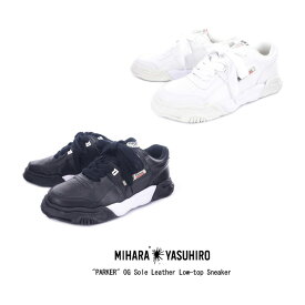 【返品不可】Maison MIHARA YASUHIRO メゾン ミハラヤスヒロ PARKER OG Sole Leather Low-top Sneaker メンズ レディース パーカー ローカット スニーカー レザー オリジナルソール 36-45 22.5-28.5 A08FW702