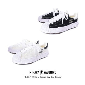 Maison MIHARA YASUHIRO メゾン ミハラヤスヒロ BLAKEY OG Sole Canvas Low-top Sneaker メンズ レディース ブレイキー ローカット スニーカー キャンバス オリジナルソール 36-45 22.5-28.5 A08FW735