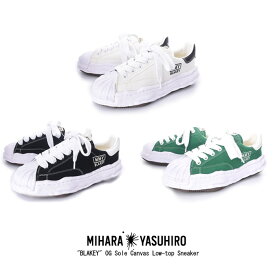 Maison MIHARA YASUHIRO メゾン ミハラヤスヒロ BLAKEY OG Sole Canvas Low-top Sneaker メンズ レディース ブレイキー ローカット スニーカー キャンバス オリジナルソール 36-45 22.5-28.5 A08FW735