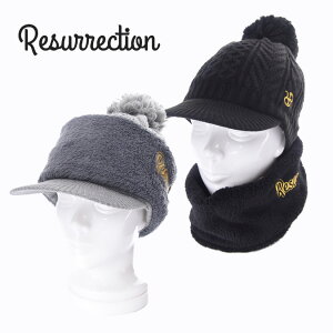 Resurrection UNV VISOR KNIT CAP / oCU[ jbgLbvilbNEH[}[tjilbNEH[}[tj H~ h JWA FREE BE34KNCAP02