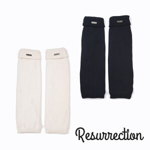 Resurrection レザレクション KNIT LEG WARMERS /ニット レッグウォーマー 秋冬 防寒 ニット ゴルフ 撥水 エンボス 小物 FREE BE34LGW01