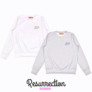 y25AWzyfB[XzResurrection UNV CUBISM LOGO CREW NECK SWEAT / _{[jbg LrYS N[lbNXEFbg t@bV X|[c AEghA S-M BE34PO29-W*