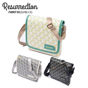 �yCLEARANCE SALE�zResurrection ���U���N�V���� PARROT NO.2 (�p���b�g) / �u�����h�I���W�i���e�L�X�^�C�� �V�����_�[�T�R�b�V���o�b�O �X�|�[�c �A�E�g�h�A ���s ���� �G�� �o�b�O ������ ���[ �M�t�g