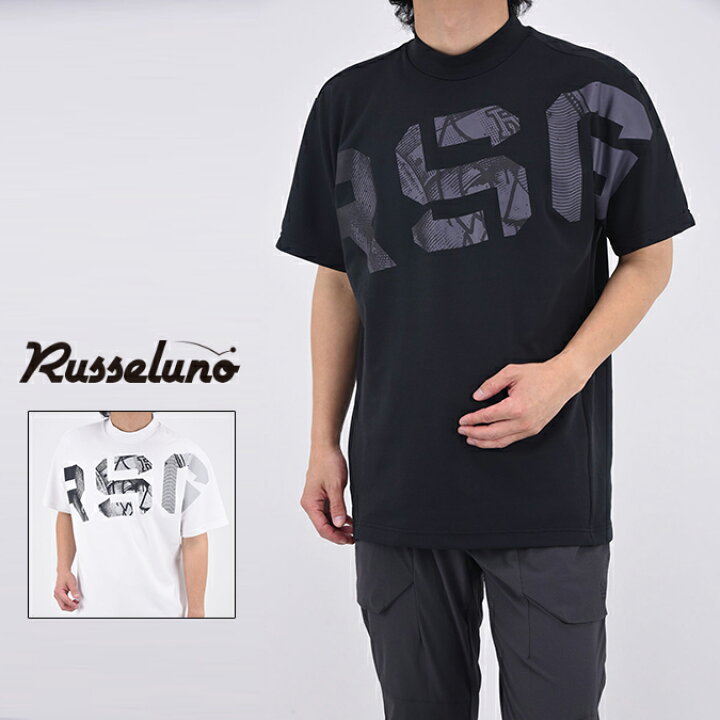 楽天市場】RUSSELUNO ラッセルノ S/S MOCKNECK BIG RSG メンズ  