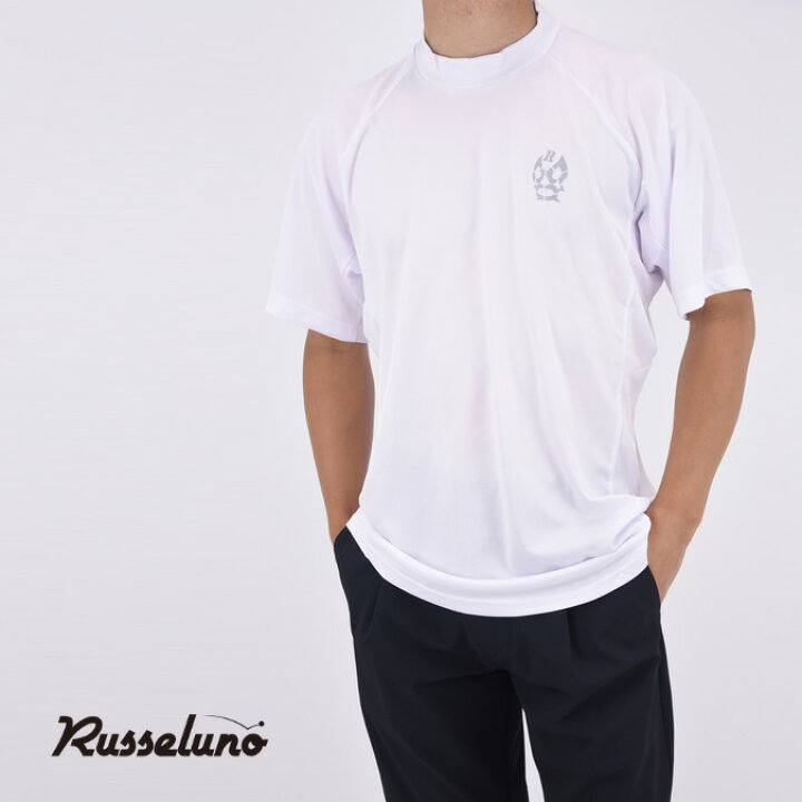 楽天市場】【返品不可】RUSSELUNO ラッセルノ LONG FIT S/S MOCKNECK  