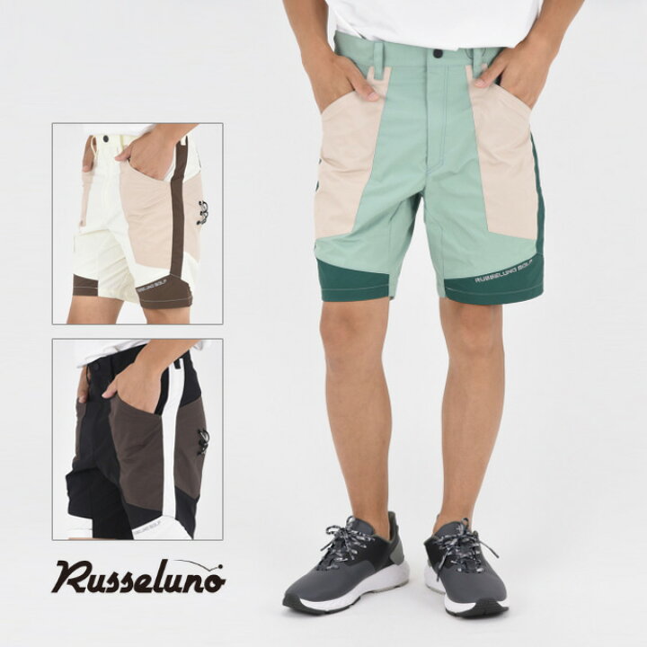 楽天市場】【返品不可】RUSSELUNO ラッセルノ COLOR PANEL SHORTS 