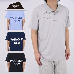 【FINAL SALE】SALVAGE PUBLIC Kolepa サルベージ パブリック コレパ Kolepa Tour Polo S/S スタンプロゴ ツアー ポロシャツ ロゴ ストレッチ 吸水速乾 UVカット 接触冷感 消臭 半袖 EVEN ハワイ ゴルフウェア