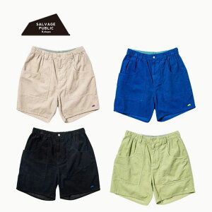 �y���\�� 4�����ח\��z�y2026SS�zSALVAGE PUBLIC Kolepa �T���x�[�W �p�u���b�N �R���p Uka Corduroy Shorts / 16�E�F���R�[�f�����C �V���[�g�p���c �X�|�[�e�B �S���t �l�C �y�� ���[ �A�E�g�h�A �J�W