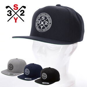 �y26SS�zSY32 by SWEET YEARS GOLF �G�X���C�T�[�e�B�g�D�o�C�X�B�[�g�C���[�Y �S���t CIRCLE LOGO SNAPBACK CAP / �T�[�N�����S �X�i�b�v�o�b�N �L���b�v �X�|�[�c �J�W���A�� �G�� �X�q �M�t�g �v���[���g 