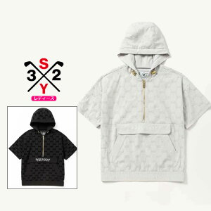 y25AWzyfB[Xz SY32 by SWEET YEARS GOLF GXCT[eBgDoCXB[gC[Y St FLOCKY STRETCH PULLOVER / tbL[ Xgb` n[tX[u vI[o[ X|[c Xgb` 