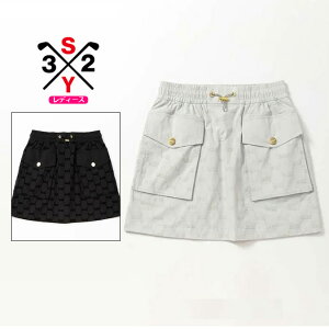 y25AWzyfB[Xz SY32 by SWEET YEARS GOLF GXCT[eBgDoCXB[gC[Y St FLOCKY STRETCH SKIRT / tbL[ Xgb` XJ[g X|[c Xgb` K M SYG-25A8-08