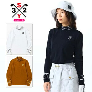 y25AWzyfB[Xz SY32 by SWEET YEARS GOLF GXCT[eBgDoCXB[gC[Y St STRETCH FLEECE BACK MOCKNECK / Xgb` t[X bNlbN X|[c EFA S K M SYG-25A8-1