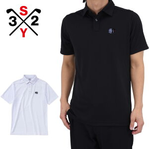 �ySALE�z�y26SS�z SY32 by SWEET YEARS GOLF �G�X���C�T�[�e�B�g�D�o�C�X�B�[�g�C���[�Y �S���t WAVE JQ BACK PRINT POLO / �E�F�[�u �W���J�[�h �o�b�N�v�����g �|���V���c �X�|�[�c �A�E�g�h�A �M�t�g �R��