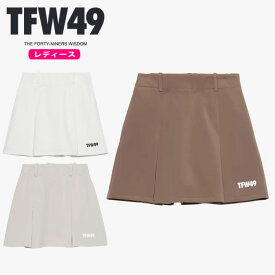 【SALE】【26SS】【レディース】 TFW49 ティーエフダブリュー フォーティーナイン BOX PLEATED SKIRT / ボックスプリーツスカート (インナーパンツ一体型) スポーツ ゴルフ ギフト コンペ ラウンド レディース ウェア 正規品 S-M TL07261005